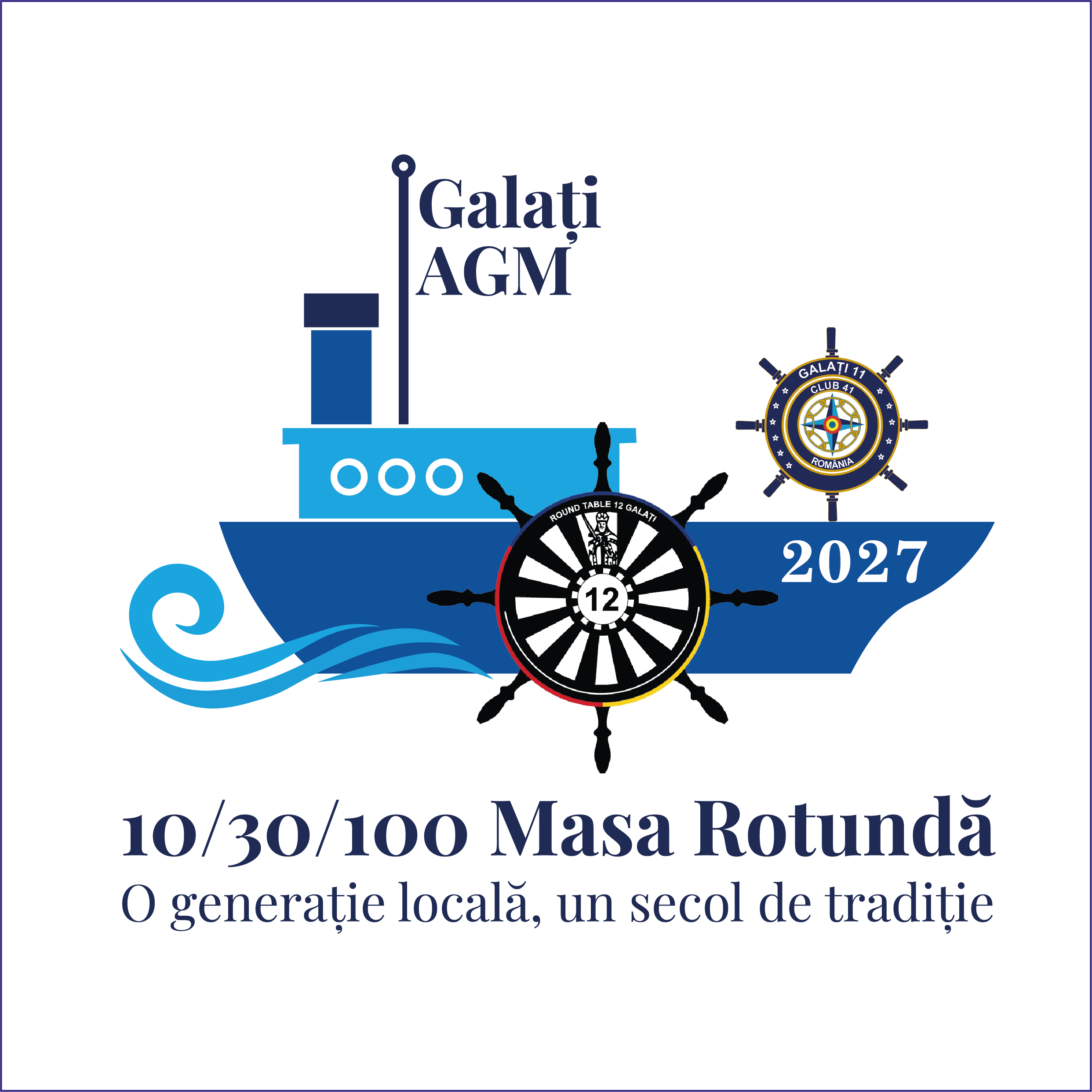 Sigla oficială Galați AGM 2027